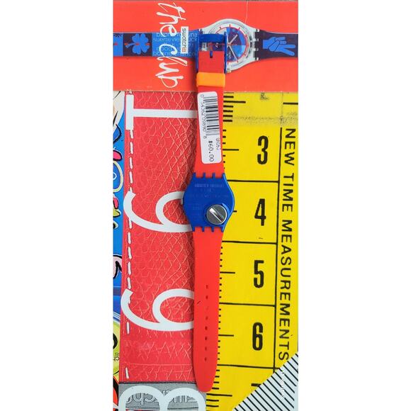 Swatch Artist Watch BOXING GN163 1996 Standard Gents Rare Swiss Made Quartz - Picture 7 of 9